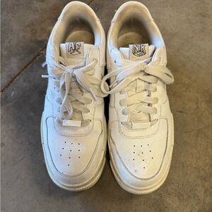 white pixel air force ones nike size 8